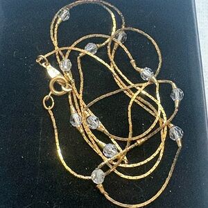 Napier Gold-Tone Chain Necklace vintage era